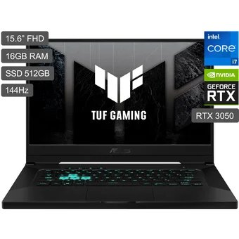 TUF Dash F15 FX516PC Core i7 11a Gen 15.6' FHD 512GB SSD 16GB RAM RTX3050